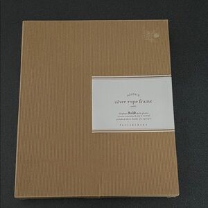 Pottery Barn Polished Silver Frame